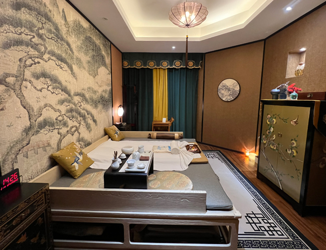 西安莲湖足疗减压会所环境展示（二）一种真挚的艺术生活态度